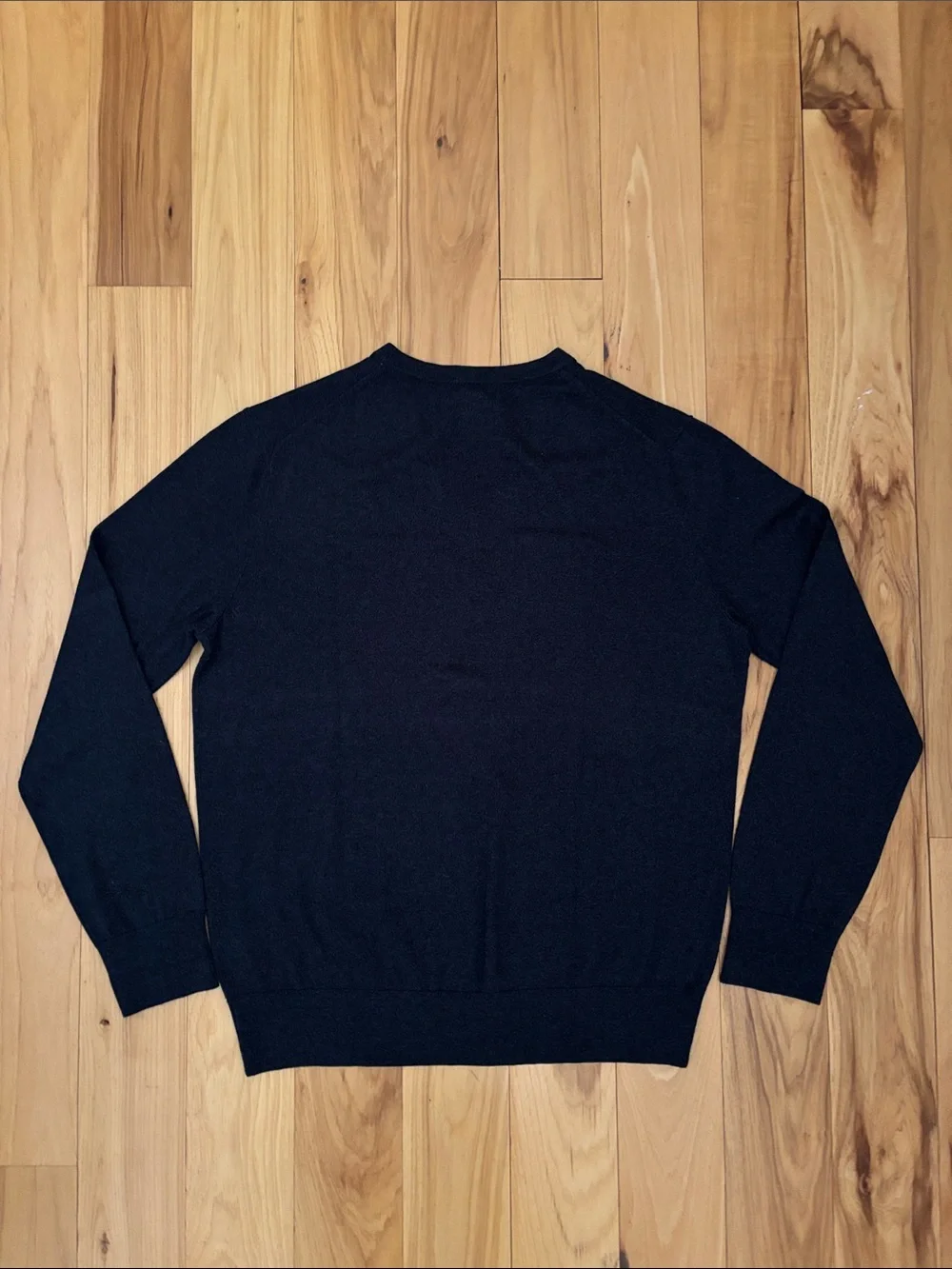BANANA REPUBLIC | Men's Navy Luxury Blend Silk Cotton Cashmere Sweater | Size L